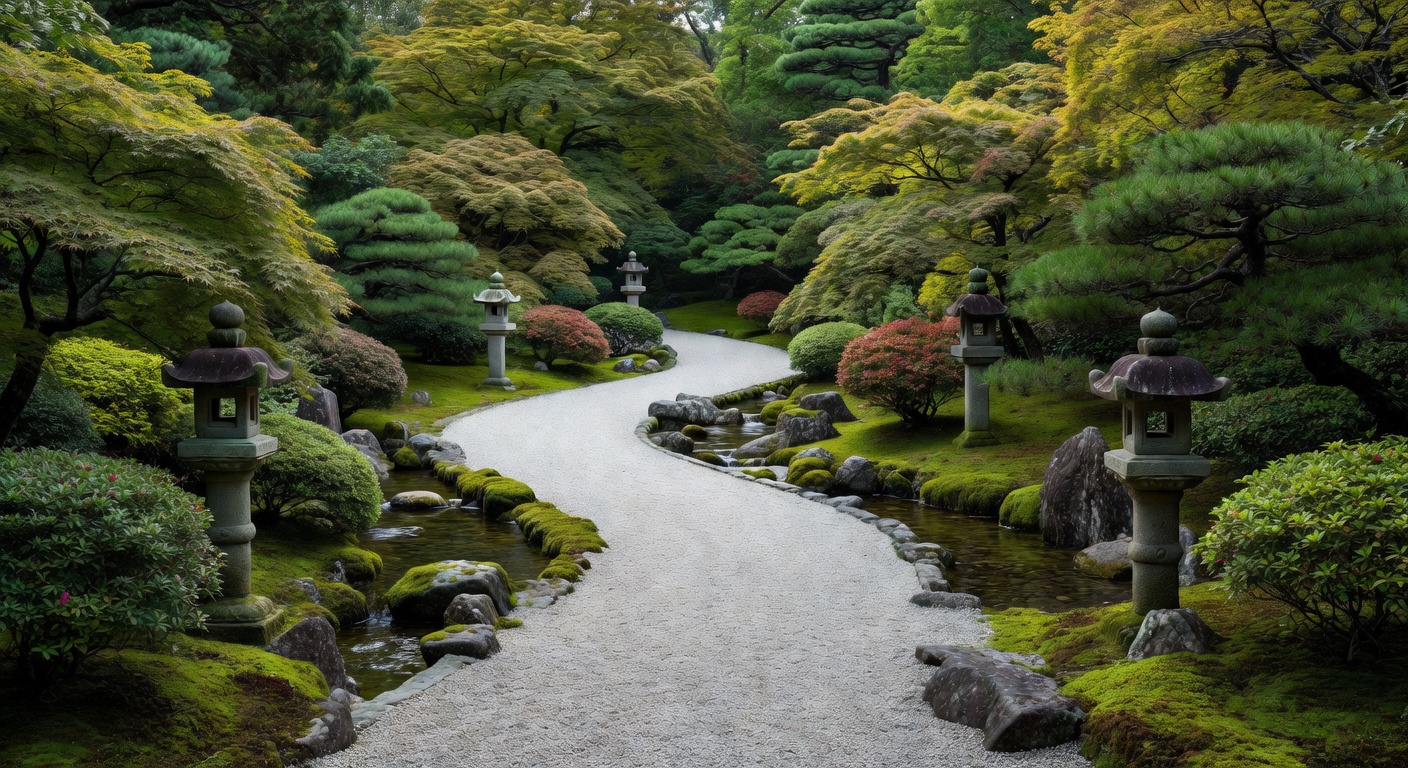 Kyoto garden stone path